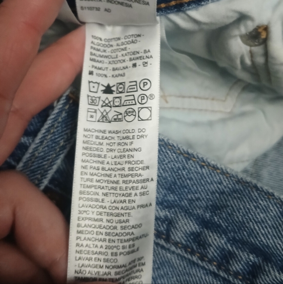 Levi's 501 Button Fly Women's Straight Jeans Size 27 X 30 - Picture 8 of 9